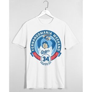 Fernandomania Weekend Fernando Valenzuela 34 Retire Tshirt